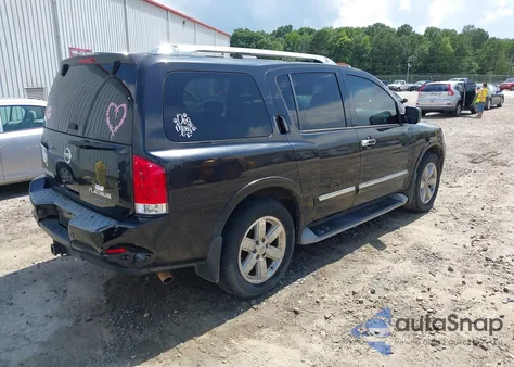 2010 Nissan Armada Platinum из США, поврежденный, VIN 5N1BA0ND1AN619885